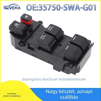 A 35750-SWA-G01 Honda 08-11crv bal első ablakemelő kapcsolóhoz alkalmas.