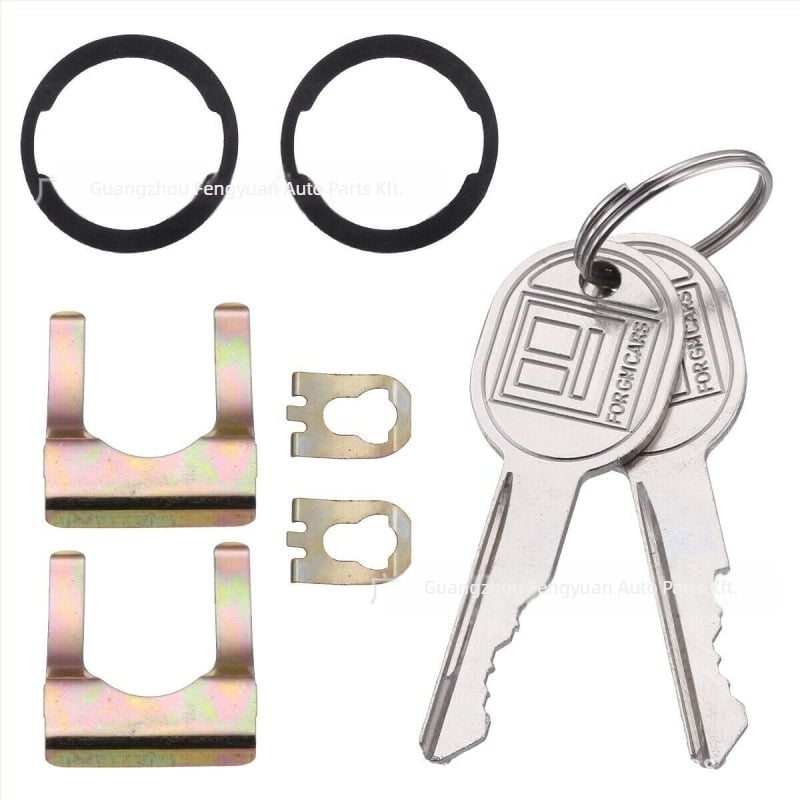 Chevrolet ajtózár hengerhez, 2 kulcsos Buick zárhenger kulcs 5070006 DL15802 DL15800