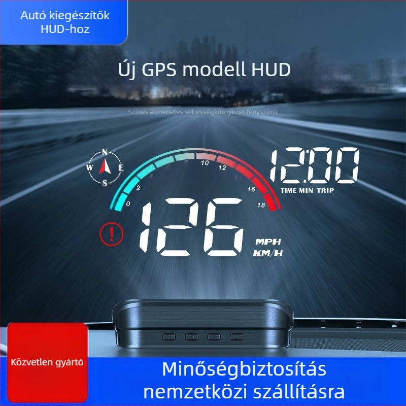 2023 új M22 autó HUD head-up kijelző GPS univerzális sebességmérő dekoráció Shenzhen autóelektronika