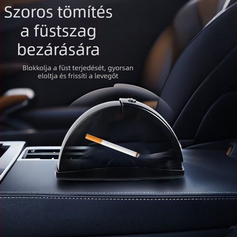 Új autóajtó eszköz autó hamutartó autó hamutartó alumínium ötvözetből készült csúcskategóriás kreatív autós kellékek belső tér