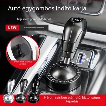 Határokon átnyúló új autó egygombos indító gyújtáskapcsoló gomb billenő dekoratív matricák védőburkolat autós kiegészítők módosítása