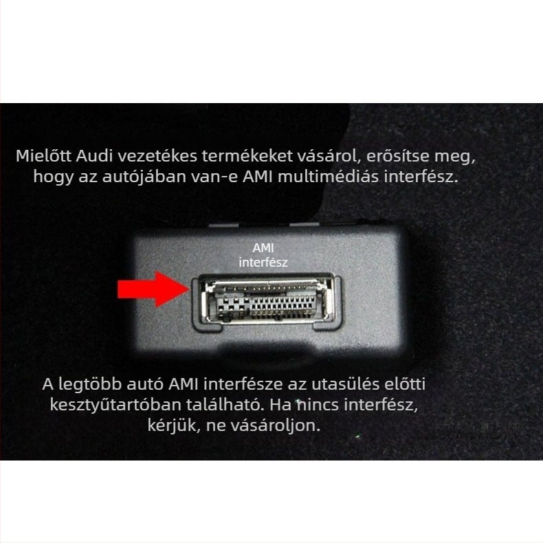 Alkalmazható Audi, Volkswagen, Mercedes-Benz AMI autós USB ADM adatkábel A4L A5 A8 Q5 Music Interface Audio készülékekhez
