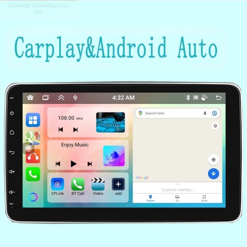 Alkalmas Android 13.0 Volkswagen Thin Model (4+64) vezeték nélküli Carplay autós navigáció központi vezérléshez integrált