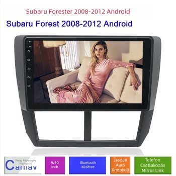Subaru Forester Forest 2008-2012-hez dedikált Android nagyképernyős intelligens autós navigáció GP