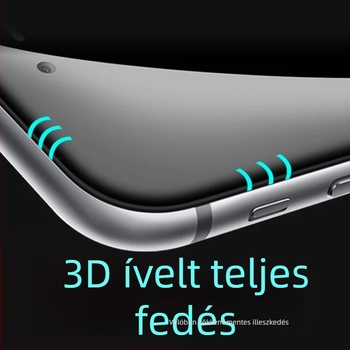 iPhone13 teljes képernyős, edzett fóliával, 3D teljes illeszkedésű Apple 12ProMax/13Pro mobiltelefon védőmatricával