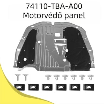 74110-TBA-A00 motorvédő lemez 2016-21-es Honda Civichez 90674-TY2-A01