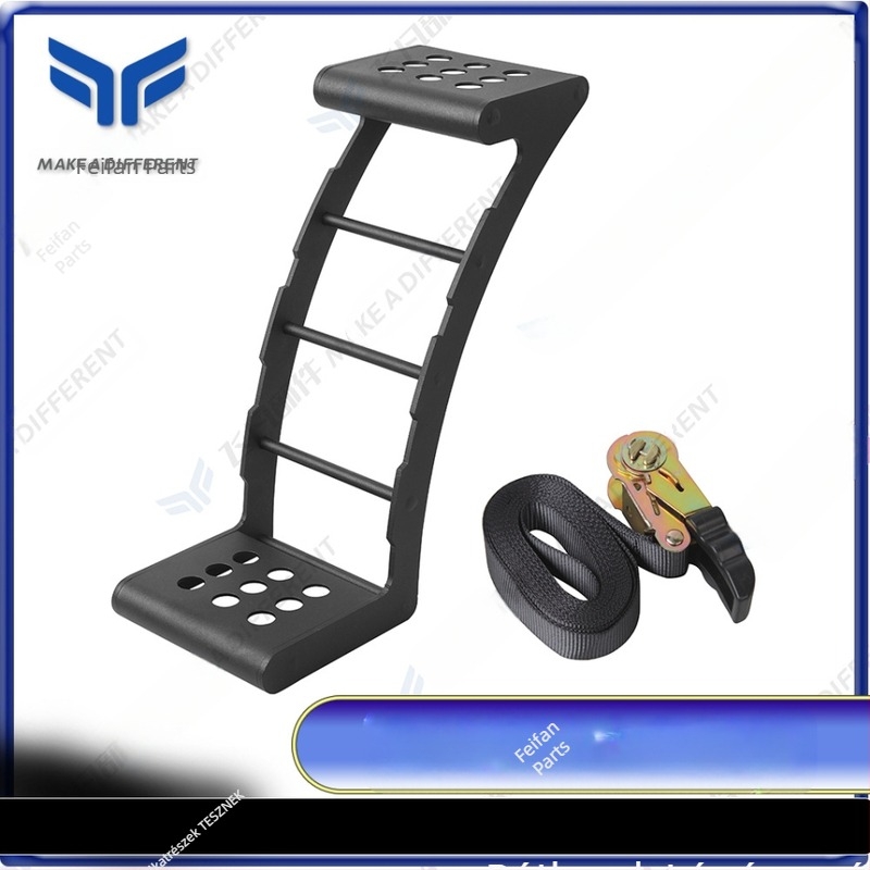 Terepjáró járművekhez alkalmas hátsó kerék mászólétra terepjáró pótkerék lépcsőlétra pótkerék kiegészítő beszállólétra