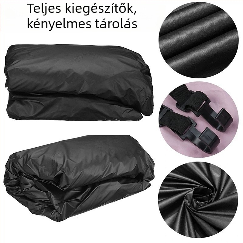 Lakókocsi ponyva 210D kemping stílusú lakókocsi ponyva védő autós takaró, vízálló és porálló Oxford szövet napellenző autós takaró határokon átnyúló