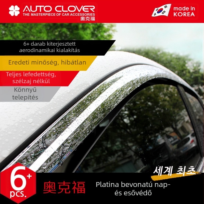 Az Oakford alkalmas a Toyota Runner autó ablakainak külső díszlécének módosítására és platina bevonatú esővédő szemöldök beszerelésére.