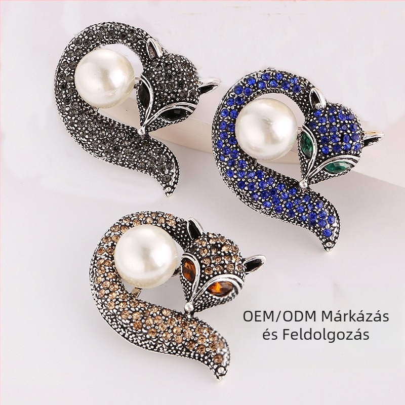 Bross egyedi, privát, egyedi készítésű minta, egyedi hétdimenziós, öt elemből készült női ruhakiegészítők, OEM