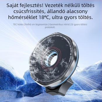 Új, határokon átnyúló, vezeték nélküli autós töltő, mobiltelefon-tartó, légkivezető nyílással, mágneses, Magsafe univerzális, 360 fokban forgatható