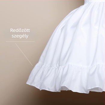 Napi szoknya, merevítős, erőszakos tutu ruha, rövid szoknya, halszálkamintás lolita belső állítható menyasszonyi ruha, rakott alsószoknya