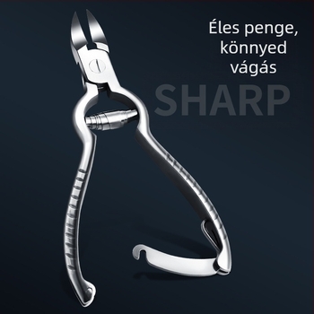 Rozsdamentes acél tökfogó, elhalt hámsejtek eltávolító fogók, olecranon körömvágó olló, körömvágó olló, szépségápolási és körömápolási eszközök, benőtt körmök, nagy tökfogó