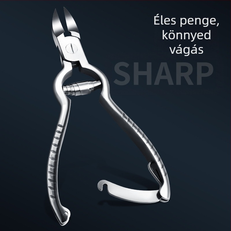 Rozsdamentes acél tökfogó, elhalt hámsejtek eltávolító fogók, olecranon körömvágó olló, körömvágó olló, szépségápolási és körömápolási eszközök, benőtt körmök, nagy tökfogó