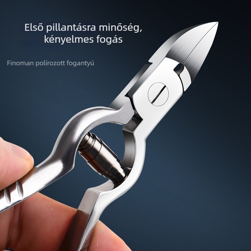 Rozsdamentes acél tökfogó, elhalt hámsejtek eltávolító fogók, olecranon körömvágó olló, körömvágó olló, szépségápolási és körömápolási eszközök, benőtt körmök, nagy tökfogó