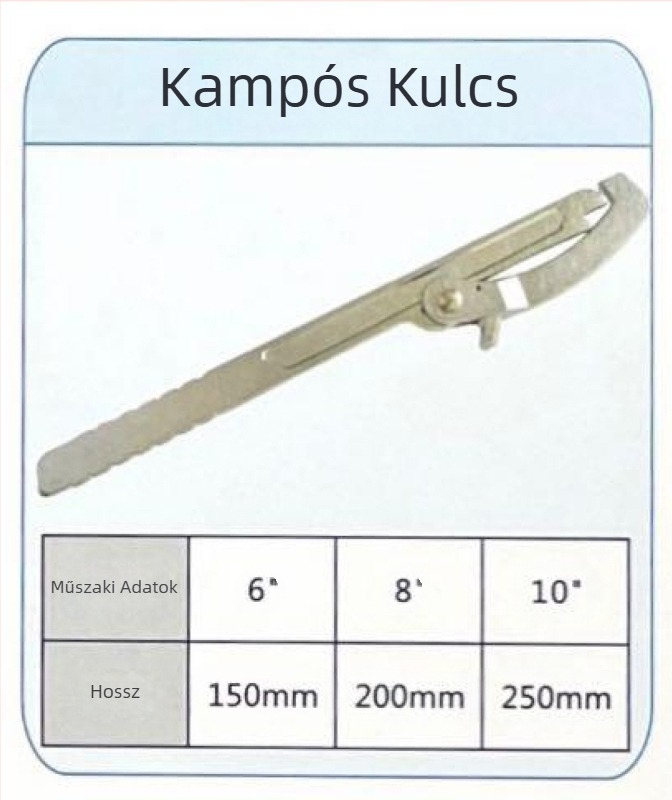 Gyári határokon átnyúló autójavító autókarbantartó szerszám csőhorogkulcs szétszerelő szerszám bilincs típusú karbantartási kézikönyv rácskulcs