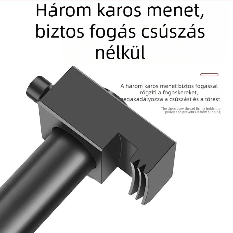Főtengely-szíjtárcsa-tárcsa lehúzó, speciális kormánykerék-ventilátor járókerék lehúzó, motorlehúzó, csapágylehúzó szerszám