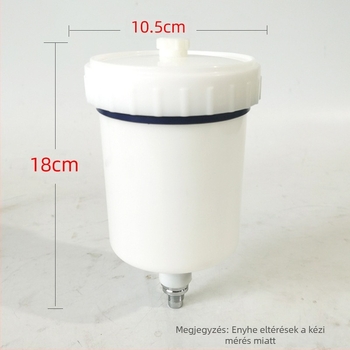 Alkalmas Yantian Supernova Bellaria fekete késes műanyag szórópisztolyhoz, 600 ml-es festéktartály