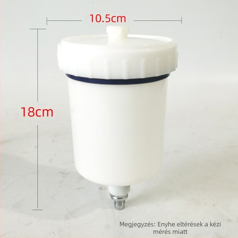 Alkalmas Yantian Supernova Bellaria fekete késes műanyag szórópisztolyhoz, 600 ml-es festéktartály