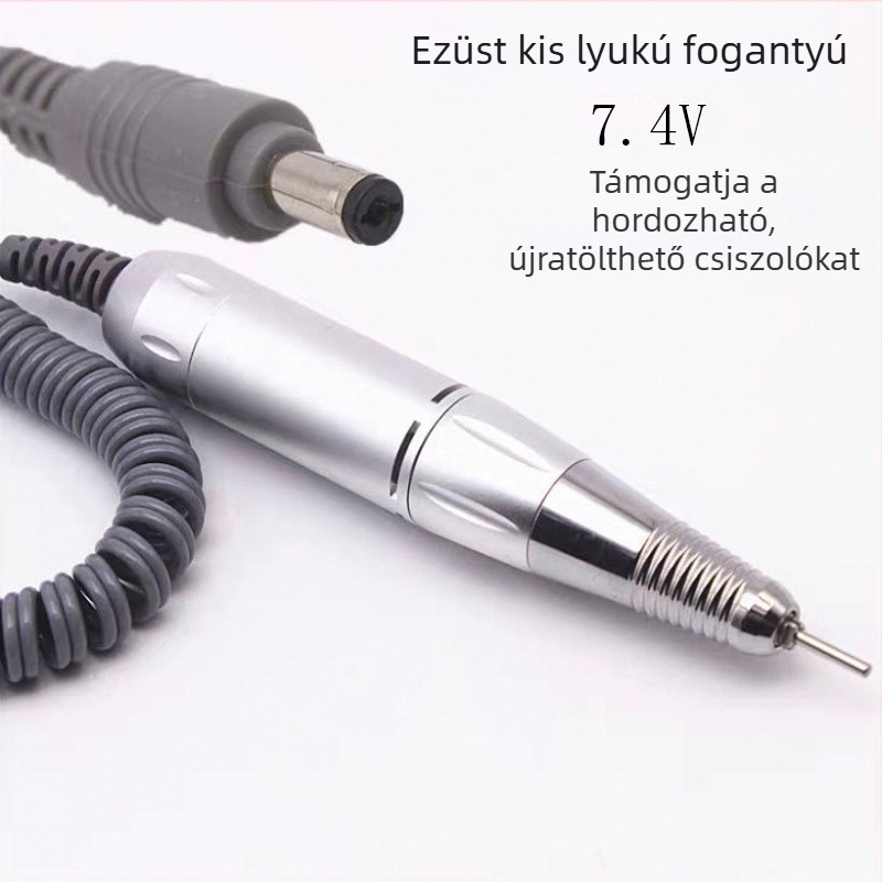 101 körömcsiszoló toll fém csiszolónyél köröm Csiszoló tartozékok köröm eltávolító nyél köröm Csiszoló nyél