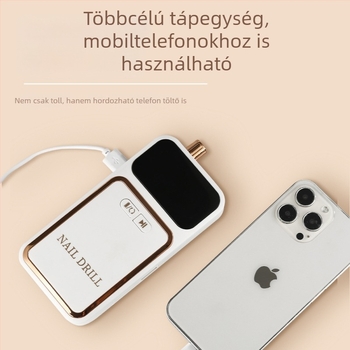 Új termék 602 újratölthető körömlakk 0-45000 fordulat/perc körömlakk hordozható manikűr eltávolító