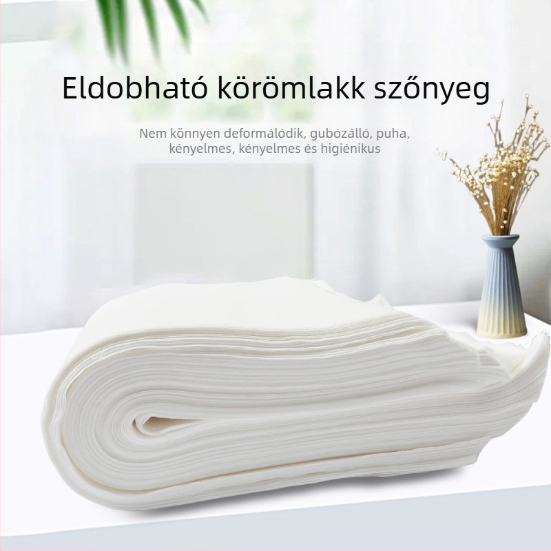 Körömművészeti eldobható párna Körömművészeti kézpárna Párna Kéztörlő Törölköző Fa pép Vastagított párna Törölköző Szépségápolási törölköző