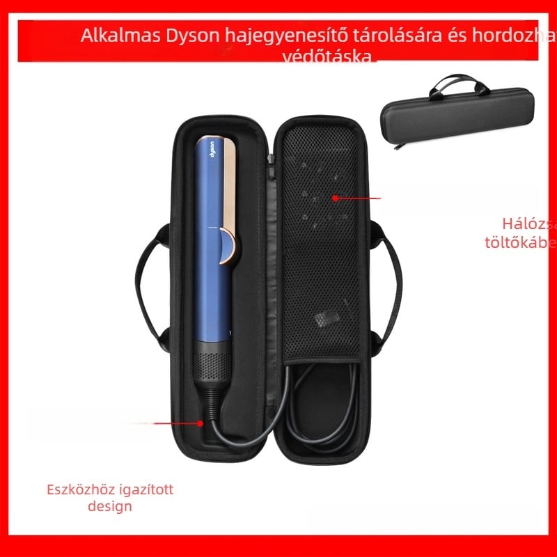 Dyson (DYSON) hajvasalóhoz, Airstrait HT01 egyenes hajra való védőtasak tárolótáskához, hajrögzítőhöz