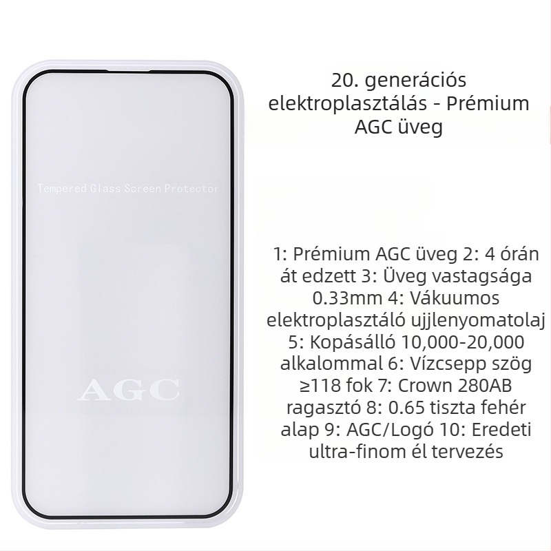 Kiváló minőségű galvanizált Apple 17/16/15/14 Xun üveg edzett fólia 13Promax telefonfólia 12/11 képernyővédő Xr