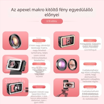 Gyártó Nagykereskedelmi Mobiltelefon Makró Kitöltőfény Nagyfelbontású Szemöldök Tetoválás Szempillák Pozsgás Manikűr Rovarékszerek Élő Fotózás