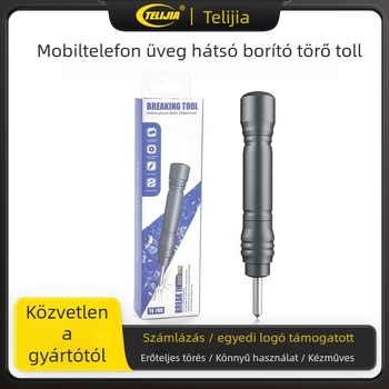 Apple kamera üveg hátlapjának aranyozott tollrobbantási tollának szétszerelése, mobiltelefon robbantási képernyő műtárgya