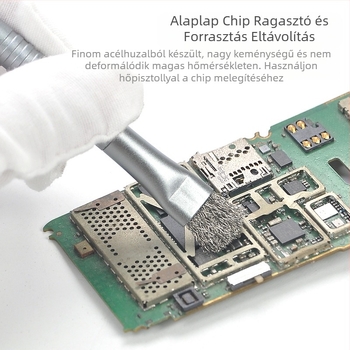 Mobiltelefon-javító edzőkefe Alaplap tisztító drótkefe IC pad tisztítókefe Áramköri tisztítókefe
