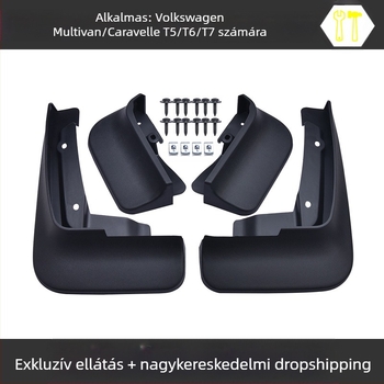 Alkalmas Volkswagen Matvey Kailuwei T5T6T7 sárvédő sárvédő autós módosítási kiegészítőkhöz puha gumi