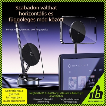 Boneruy autós töltő vezeték nélküli töltőkonzol vákuumos adszorpciós asztali konzol irodai navigációs autós konzol