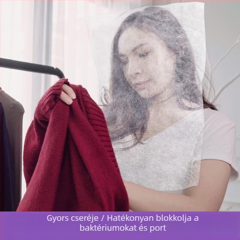 [100 lapos] Próbaszobai maszk Eldobható Nem Szőtt Ruhabolti Ruhaszobai Maszk Lélegző Törölközőtakaró