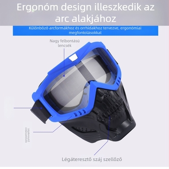 Kültéri terepjáró szemüveg határokon átnyúló motorkerékpár szélálló homok Harley szemüveg sí kültéri lovaglás szélálló szemüveg maszk