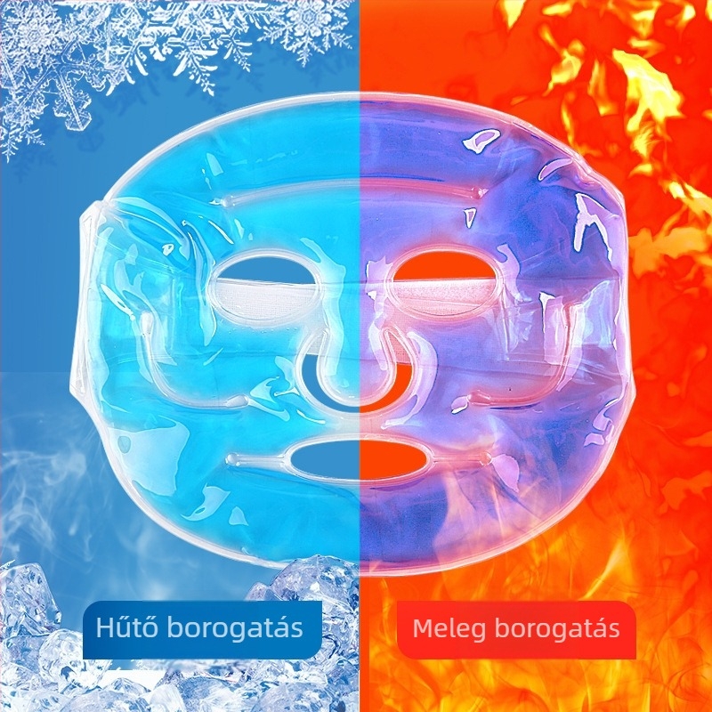Jégtömörítő maszk Gélgyöngyök Szemmaszk Arcra felvitel Jégzsák Flanel Hűtés Posztoperatív felépülés Jégmatrica Jégzsák ismételt használata