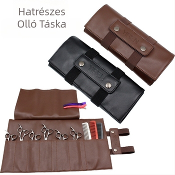 Gyári fodrászkészlet, fodrász, borbély ollótáska, tároló gurulós táska, kisállat fodrász clutch táska, kozmetikai táska