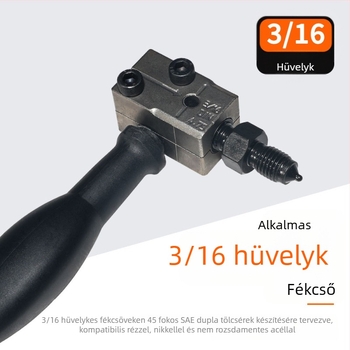 Tágító fékcső olajcső klímaberendezés cső dörzsárazó gombafejű szerszám fékcső gombafej 4,75 mm autójavító