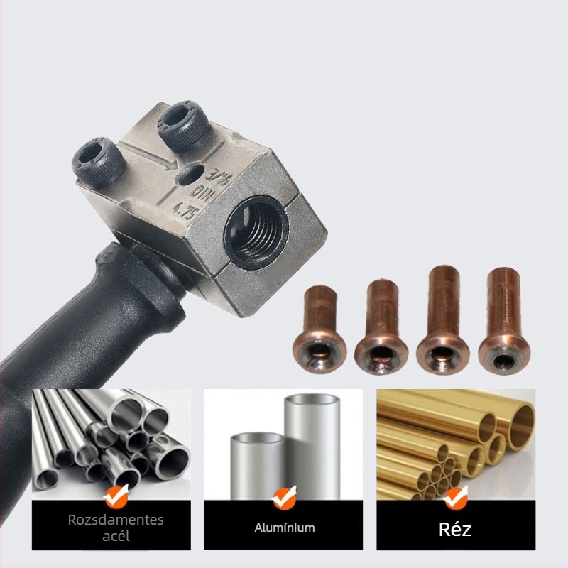 Tágító fékcső olajcső klímaberendezés cső dörzsárazó gombafejű szerszám fékcső gombafej 4,75 mm autójavító