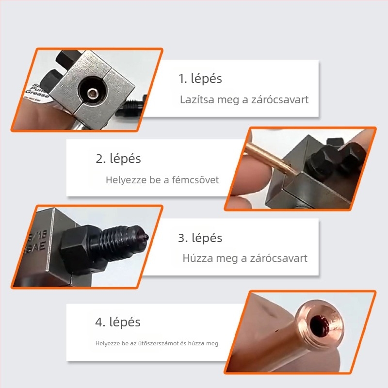 Tágító fékcső olajcső klímaberendezés cső dörzsárazó gombafejű szerszám fékcső gombafej 4,75 mm autójavító