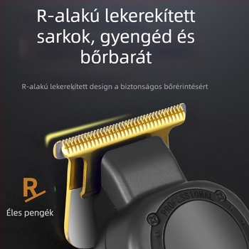 SOLIMPIA Vintage hajvágó férfi borotva elektromos vágógép USB újratölthető fodrászat olajfej faragó vágógép