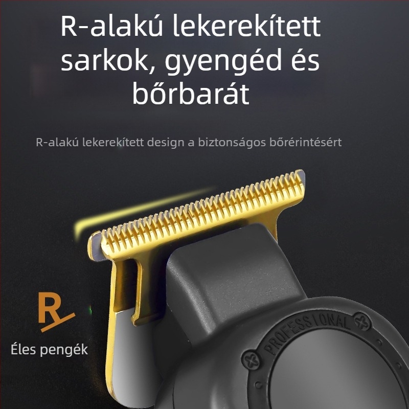 SOLIMPIA Vintage hajvágó férfi borotva elektromos vágógép USB újratölthető fodrászat olajfej faragó vágógép