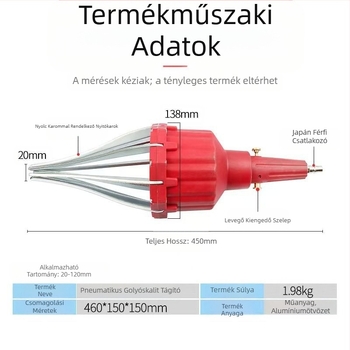 Gömbkosár porvédő csere szerszám pneumatikus szétszerelés nélküli féltengely porvédő eltávolító beszerelő speciális szerszám autójavításhoz