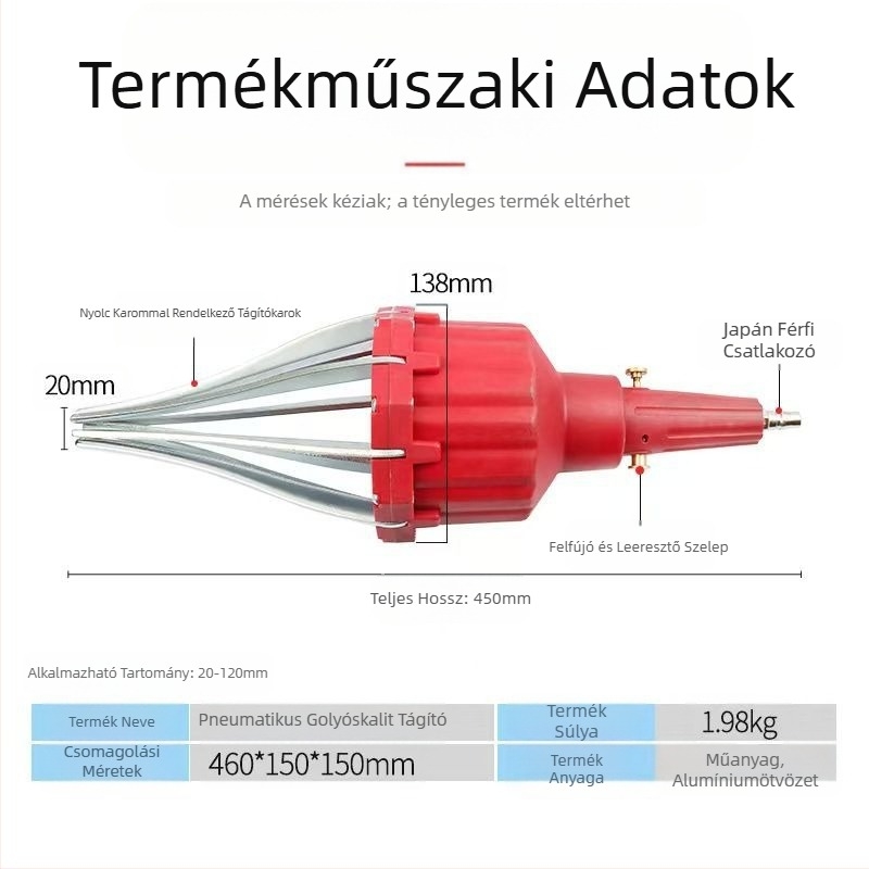 Gömbkosár porvédő csere szerszám pneumatikus szétszerelés nélküli féltengely porvédő eltávolító beszerelő speciális szerszám autójavításhoz