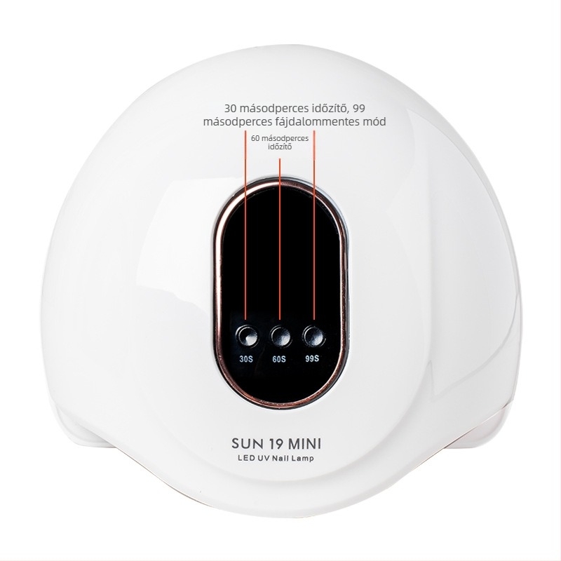 72 W-os nagy teljesítményű körömlámpa intelligens indukciós gyorsan száradó fototerápiás lámpa SUN19mini körömbolt közvetlen gyári értékesítéssel