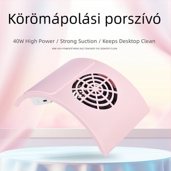 Új termék 858-m5 Körömművészeti porszívó Gyári Nagykereskedelmi Kis Nagy Szívó Körömpor Asztali Körömporgyűjtő