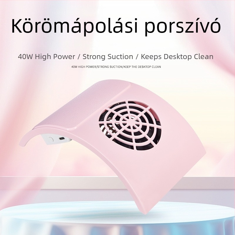 Új termék 858-m5 Körömművészeti porszívó Gyári Nagykereskedelmi Kis Nagy Szívó Körömpor Asztali Körömporgyűjtő