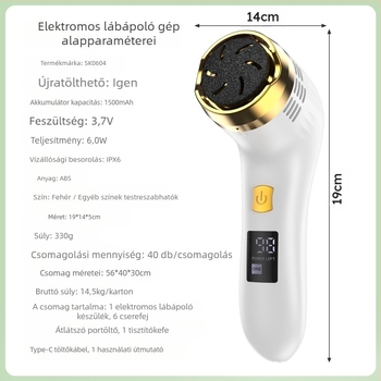 Külkereskedelmi Spot Új Elektromos Repülő Pehely Elleni, Elhalt Hám Eltávolító, Lábcsiszoló, Láb Hámlasztó, Pedikűr Gép, Lábápoló Eszköz