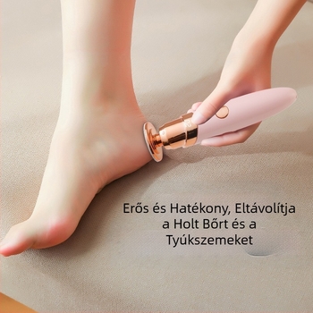 Elektromos lábcsiszoló, sarokkaparó, lábcsiszoló, elhalt hámsejtek eltávolítója, újratölthető bőrkeményedés eltávolító, automata pedikűr-csiszoló