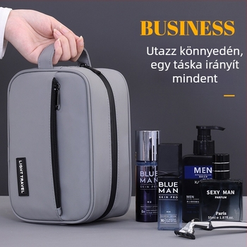 Határokon átnyúló, nagy eladású utazó férfi piperetáska, hordozható, többfunkciós, nagy kapacitású, hordozható, vízálló kozmetikai tárolótáska